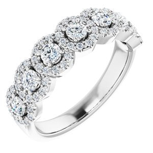 14K White 3/4 CTW Diamond Anniversary Band-122806:60003:P-ST-WBC