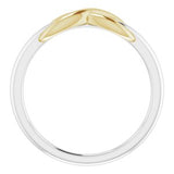 14K White & Yellow Infinity-Style Ring -51749:104:P-ST-WBC