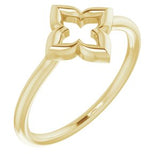 14K Yellow Clover Ring-51751:102:P-ST-WBC