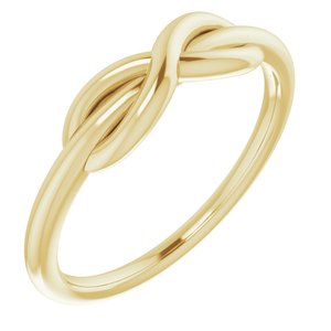 14K Yellow Infinity-Style Ring -51749:102:P-ST-WBC