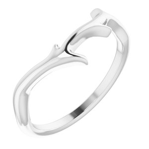 14K White Branch Ring -51752:101:P-ST-WBC
