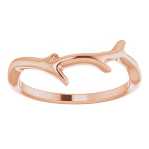 14K Rose Branch Ring -51752:103:P-ST-WBC
