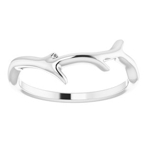 14K White Branch Ring -51752:101:P-ST-WBC