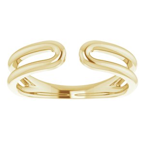 14K Yellow Negative Space Ring-51750:102:P-ST-WBC