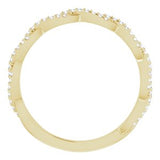14K Yellow 1/6 CTW Diamond Anniversary Band -123325:601:P-ST-WBC