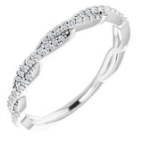Platinum 1/6 CTW Diamond Anniversary Band -123325:603:P-ST-WBC