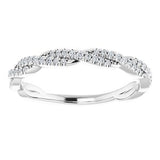 14K White 1/6 CTW Diamond Anniversary Band -123325:600:P-ST-WBC