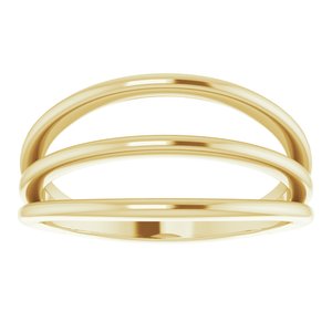 14K Yellow Negative Space Ring -51757:102:P-ST-WBC