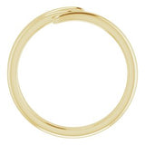 14K Yellow Bypass Ring -51758:102:P-ST-WBC