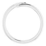 14K White Bypass Ring -51758:101:P-ST-WBC