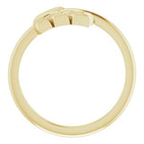 14K Yellow Arrow Ring -51771:102:P-ST-WBC