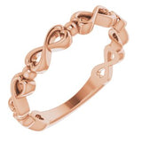 14K Rose Infinity-Inspired Heart Ring  -51778:103:P-ST-WBC