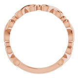 14K Rose Infinity-Inspired Heart Ring  -51778:103:P-ST-WBC