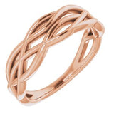 14K Rose Freeform Ring  -51796:103:P-ST-WBC