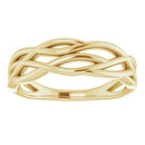 14K Yellow Freeform Ring  -51796:102:P-ST-WBC