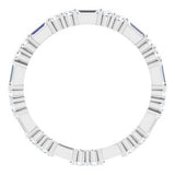 Platinum 3/4 CTW Diamond Eternity Band Size 7  -123377:627:P-ST-WBC