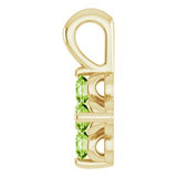 14K Yellow Youth Peridot Pendant    -86694:629:P-ST-WBC