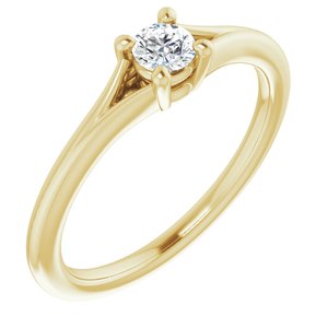 14K Yellow Sapphire Youth Solitaire Ring-71984:617:P-ST-WBC