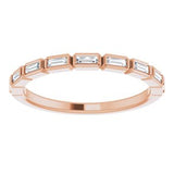 14K Rose 1/5 CTW Diamond Anniversary Band-123020:606:P-ST-WBC