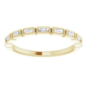 14K Yellow 1/5 CTW Diamond Anniversary Band-123020:605:P-ST-WBC