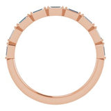 14K Rose 1/5 CTW Diamond Anniversary Band-123020:606:P-ST-WBC