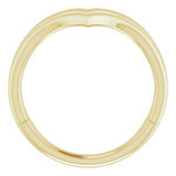 14K Yellow Double V Ring -51814:102:P-ST-WBC