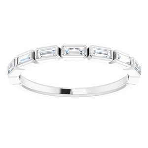 Platinum 1/4 CTW Diamond Anniversary Band-123020:603:P-ST-WBC