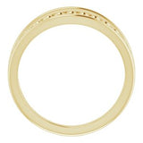 14K Yellow Negative Space Beaded Ring   -51818:102:P-ST-WBC