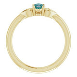 14K Yellow Chatham¬Æ Lab-Created Alexandrite Youth Heart Ring  -71987:623:P-ST-WBC