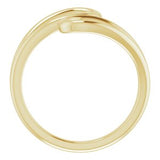 14K Yellow Loop Bypass Ring-51812:102:P-ST-WBC