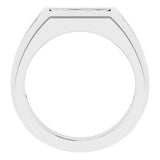 14K White Celtic-Inspired Ring-9847:101:P-ST-WBC