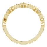 14K Yellow Stackable Geometric Ring  -51821:102:P-ST-WBC