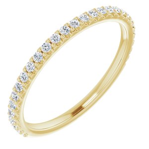 14K Yellow 1/4 CTW Diamond Anniversary Band-123041:601:P-ST-WBC