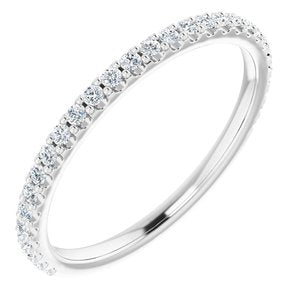 14K White 1/4 CTW Diamond Anniversary Band-123041:600:P-ST-WBC