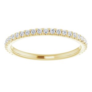 14K Yellow 1/4 CTW Diamond Anniversary Band-123041:601:P-ST-WBC