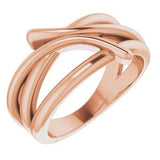 14K Rose Bypass Freeform Ring  -51815:103:P-ST-WBC