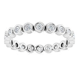 Platinum 3/8 CTW Diamond Eternity Band -123624:60223:P-ST-WBC