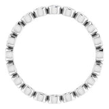 Platinum 3/8 CTW Diamond Eternity Band -123624:60223:P-ST-WBC