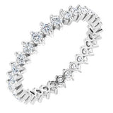 Platinum 3/4 CTW Diamond Eternity Band  -123487:600023:P-ST-WBC