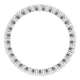 Platinum 3/4 CTW Diamond Eternity Band  -123487:600023:P-ST-WBC