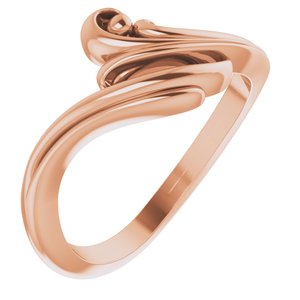 14K Rose Freeform Bypass Ring  -51785:103:P-ST-WBC