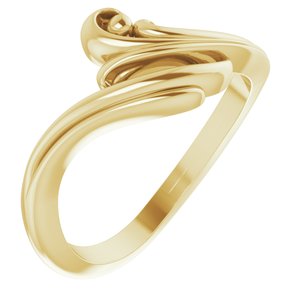 14K Yellow Freeform Bypass Ring  -51785:102:P-ST-WBC
