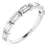 Platinum 1/2 CTW Diamond Anniversary Band   -123020:610:P-ST-WBC