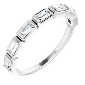 14K White 1/2 CTW Diamond Anniversary Band   -123020:611:P-ST-WBC