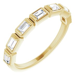 14K Yellow 1/2 CTW Diamond Anniversary Band   -123020:608:P-ST-WBC