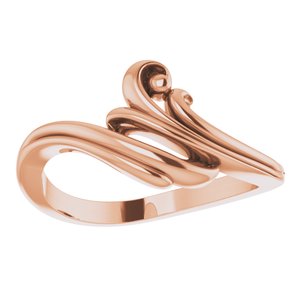 14K Rose Freeform Bypass Ring  -51785:103:P-ST-WBC