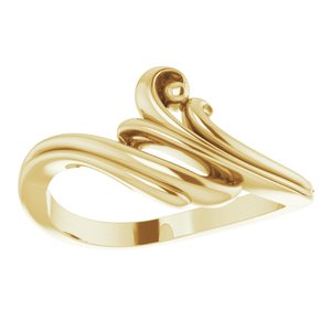 14K Yellow Freeform Bypass Ring  -51785:102:P-ST-WBC