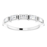 Platinum 1/2 CTW Diamond Anniversary Band   -123020:610:P-ST-WBC