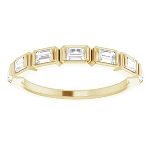 14K Yellow 1/2 CTW Diamond Anniversary Band   -123020:608:P-ST-WBC