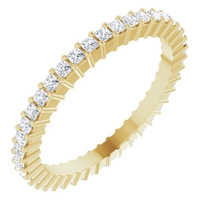 14K Yellow 1/2 CTW Diamond Square Eternity Band Size 5-122107:60081:P-ST-WBC